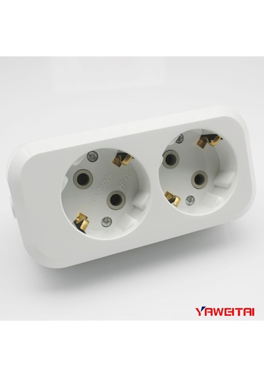 Joyjadehub Avrupa Tipi İki Konumlu/iki Delikli Panel Prizi