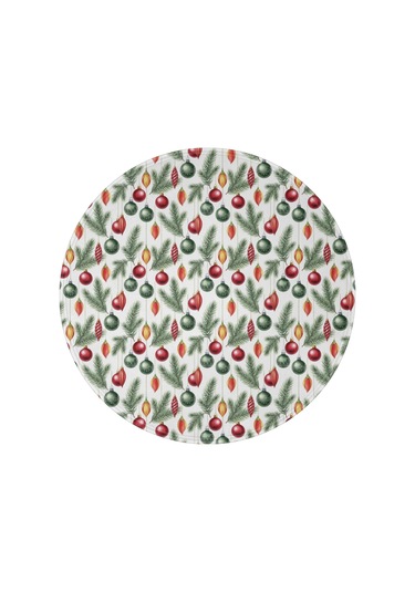 Noel Desenli 47 İnç Yuvarlak Flanel Battaniye, Yetişkin Ve Çocuk İçin, Yumuşak, Rahat Ve Hafif Noel Süs Eşyası Çam Ağacı