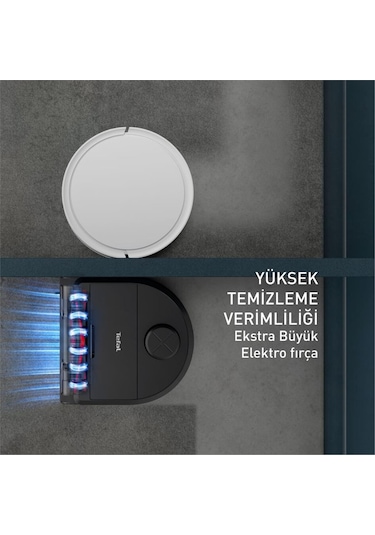 Tefal RG9475 X-Plorer Serisi 220 Mop Özellikli Akıllı Robot Süpürge Siyah