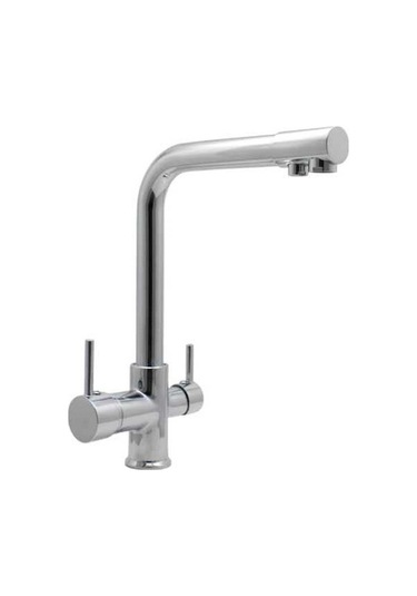 Cordial 3 Yollu Arıtma Çıkışlı Krom Mutfak Eviye Bataryası Krom