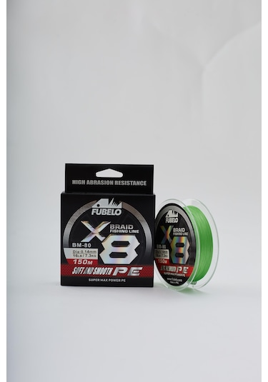 Fubelo Braid Line 8x Green 0.14 Mm