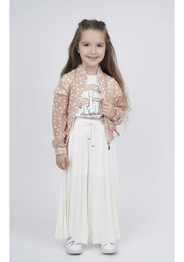 Bestkids Kız Çocuk Bol Paçalı Beli Lastikli Pantolon Çok Renkli 001