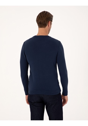 Pierre Cardin Erkek Açık Lacivert Kazak /triko 50314192-vr059 Açık Lacivert