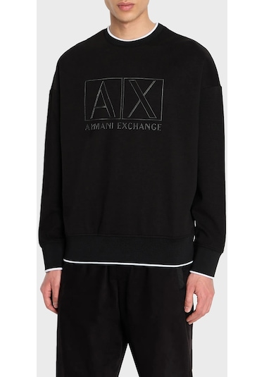 Armani Exchange Erkek Sweat 6rzmhj Zjdjz 1200 Siyah