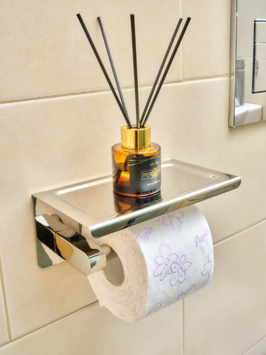 Denart Delme İşlemi Gerektirmeyen Tuvalet Kağıdı Tutucu. 54430327 Gri