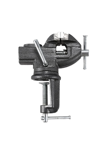 Steiner 60 Mm Dönerli Örslü Mini Masa Ve Tezgah Mengenesi Siyah