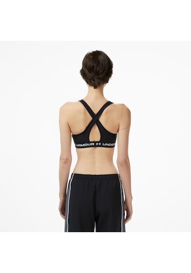 Under Armour Crossback Mid Kadın Siyah Antrenman Bra 1361034 Siyah