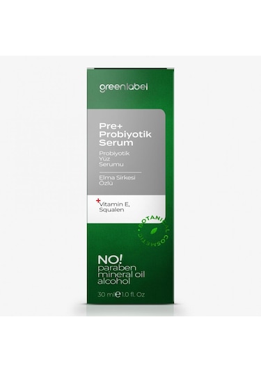 Greenlabel Pre+probiyotik Anti Aging Yaşlanma Karşıtı Serum 30 ML