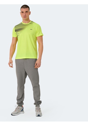 Slazenger RAVEN Erkek  Neon Sarı Tişört