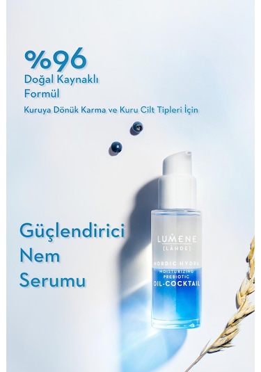 Lumene Moisturizing Prebiotic Oil-Coctail-Prebiyotik Nem Kokteyli 30 ML