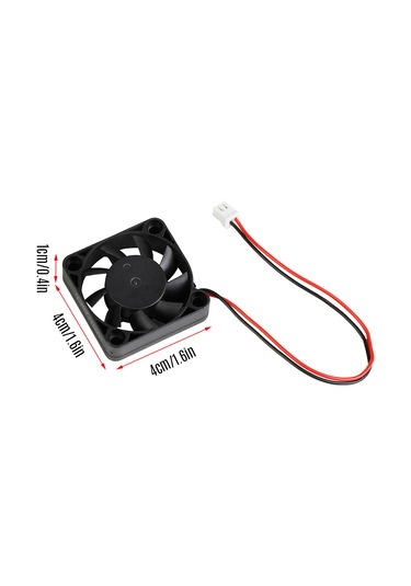 Springsun Creality 4010 Fırçasız Soğutma Fanı 24v Dc 40x40x10mm Bilyalı Yatak 2 Pinli Ender 3 Dıy Anakart İçin