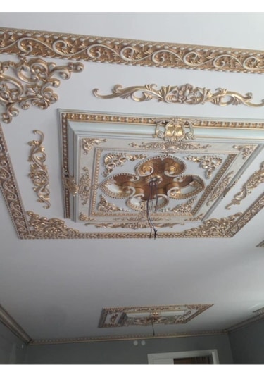 Saray Tavan Altın 10 cm Alın Bandı Bordür 10*100 cm