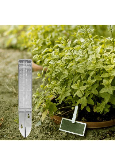 Hangfox Cam Gibi Şeffaf Plastik Yağmur Ölçer - 120mm/5 İnç Ölçekli Bahçe Ve Çiftlik İçin Dayanıklı Yağmur Miktarı Ölçme Aleti