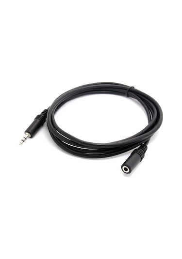 3.5 Mm Stereo Aux Ses Uzatma Kablosu Erkek - Dişi 3 Metre