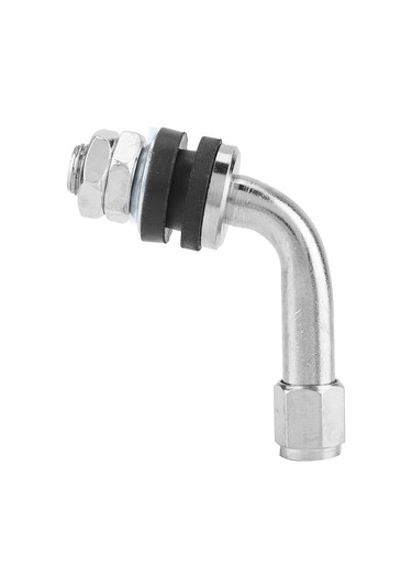 Springsun 90 Derece Açıklı Alüminyum + Kauçuk Lastik Valfi 4 Adet - Soğuk, Isı Ve Ozon Dayanıklı, Tamamen Sızıntı Testi Yapılmış, Kolay Kurulum