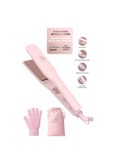 Ks-709 Saç Düzleştirici Profesyonel Seramik Keratin Plakalı