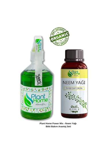 Plant Home Power Mix - Neem Yağı Bitki Bakım Avantaj Seti 2'li