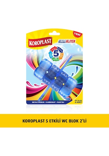 Koroplast 5 Etkili Wc Blok 2 x 50 G