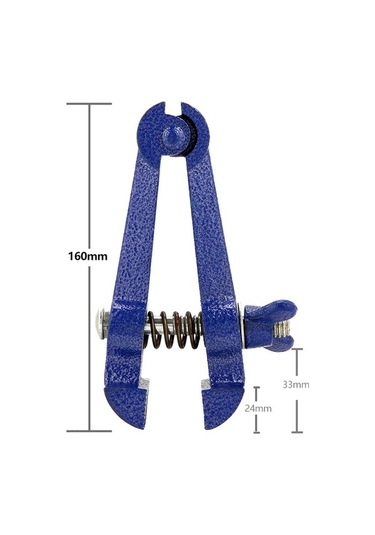 Fortunelane 50mm El Tipi Somun Alevi - Hafif İş Parçaları İçin Dayanıklı 45çelik Alet