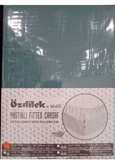 Özdilek Fitted Ranforce Yst.çarşaf 100 200 Maldiv Colourıst Mavi