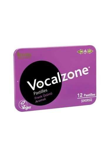 Vocalzone Frenk Üzümlü Pastil 12 Adet