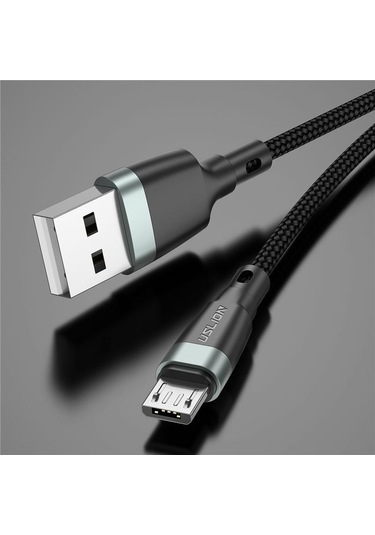 Uslıon MikroUsb Kablosu 3a Hızlı Şarj Şarj Cihazı Microusb Kablosu Android Cep Telefonu Tel Kablosu 0.5m