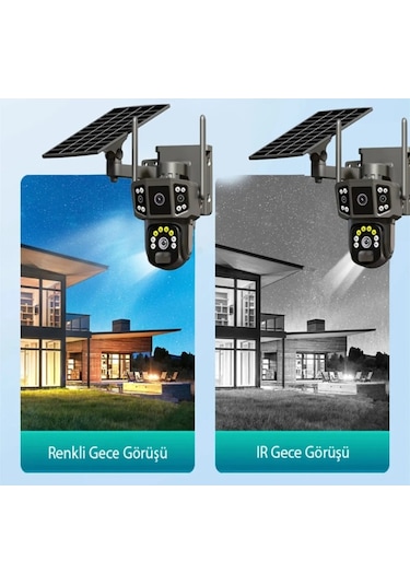O-kam 4g Sim Kartlı Kablosuz Güneş Panelli Solar Güvenlik Kamerası