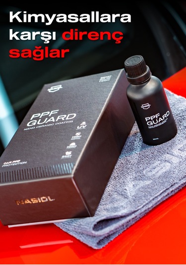 Nasiol PPFGuard Araç Boya Koruma Filmi/PPF için Nano Seramik Kaplama PPF Koruma 1.5 Yıl Dayanım 50 ML