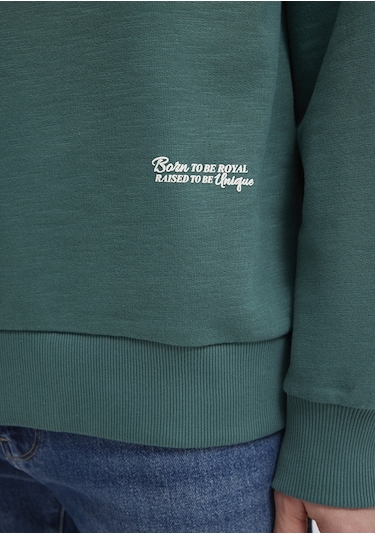 Mavi - Kapüşonlu Yeşil Sweatshirt 0s10534-71930 Yeşil