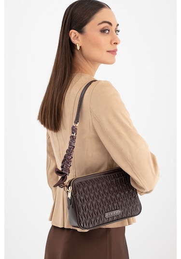 Sisley Kadın Kol Çantası Sly275 Kahve