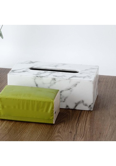 Suntek Pu Deri Doku Kutusu Kağıt Kapak Tutucu Dağıtıcı