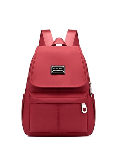 Ganzhoushop Yeni Yaz Sırt Sırt Seyahat Rahat Purple Oxford Öğrenci Moda Kumaş Kadın Kadın Çantası Çantası Çanta Bd Mor