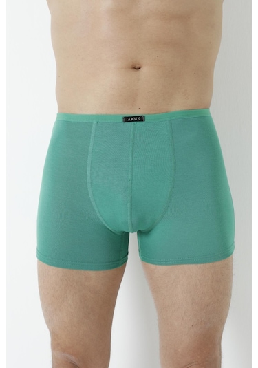 Arma Yıldız Erkek Bambu Boxer Yeşil İnce Bel Lastikli 5'li Paket-yeşil Yeşil
