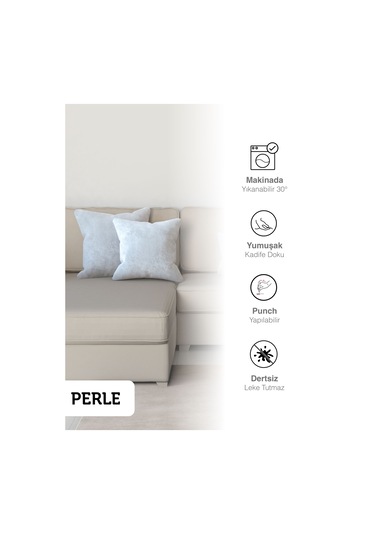 Home Daily Series Beyaz Renk Kırlent Yastık Kılıfı Beyaz