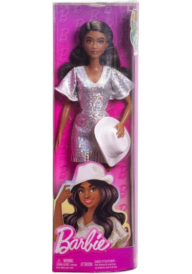 Barbie Büyüleyici Parti Bebekleri - Metalik Gri Elbiseli