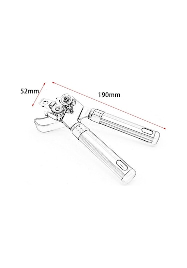 Çok Fonksiyonlu Paslanmaz Çelik Konserve Kapağı Açacağı Şişe Kavanoz Kapağı Sökücü Çok Renkli