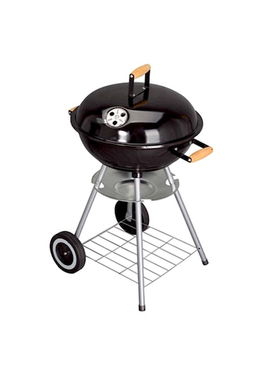 Binbirreyon Ahşap Kapak Kulplu AF069 Tekerlekli Küre Mangal