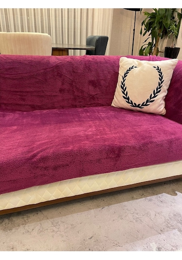 Mulberry Wellsoft Koltuk Örtüsü 220 x 230 CM Mor
