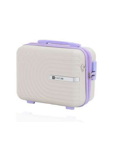 Mçs Polipropilen 3lü Valiz Seti Orta & Kabin & Makyaj V374 S24sy1000080-set 10729 Kemik/lila Kemik - Lila