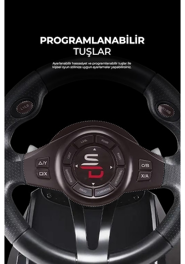 Subsonic Gs-550 Ps3/ps4/pc/xboxone/xbox360 Direksiyon Seti