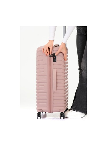 Keo-plus Pudra Orta Boy Silikon Kırılmaz Pp Valiz Siyah