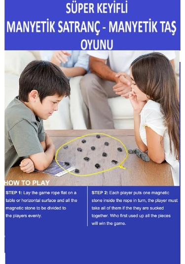 Süper Keyifli Manyetik Satranç-20 Taşlı Manyetik Güçlü Taş Oyunu- Harika Vakit Geçirmek Için Hediye