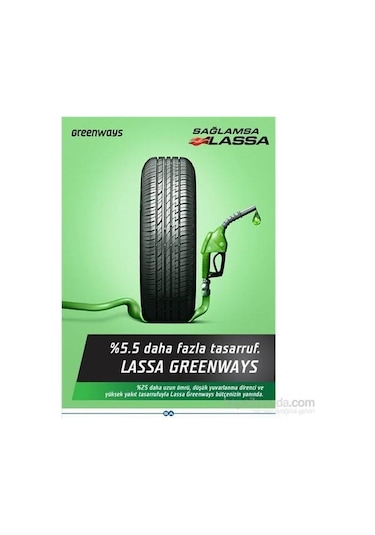 Lassa 185/70R13 86T Greenways Yaz Lastiği 2022 Dot