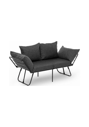 Pafu Viper İkili Katlanır Yataklı Koltuk Keten Koyu Gri