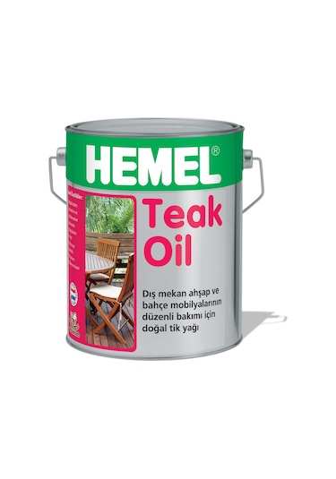 HEMEL Teak Oil - 1.Sınıf Tik Yağı 2,5 LT