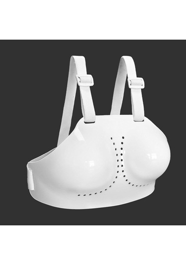 Kadın Eskrim Göğüs Koruyucu Göğüs Koruyucusu Dişli Taekwondo Voleybolu İçin Göğüs Koruması Sanda Karate Beyaz