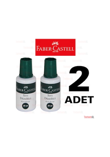 Faber Castell Fırçalı Sıvı Düzeltici Daksil daktil 2 Adet