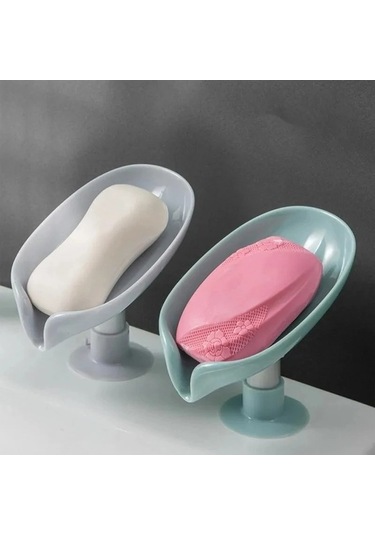 Ulzyvf Yeşil Yaprak Vantuz Sünger Su Şekli Sabunluk Raf Drenaj Çanak Adet Açık 1 Kw Açık Yeşil