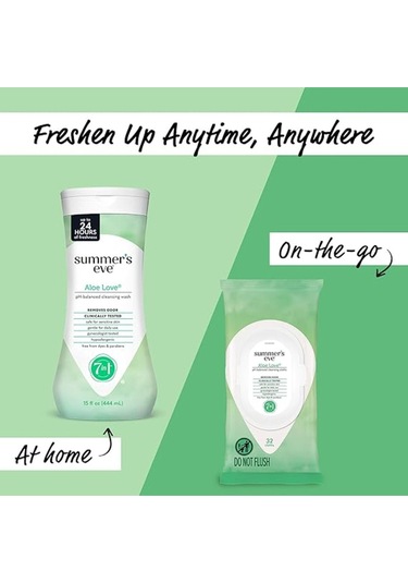 Summer's Eve Genital Bölge Temizleme Mendili