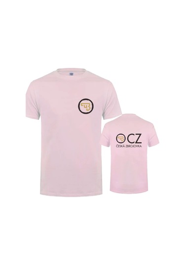 Snapbuy Cz Ceska Zbrojovka Erkek Yazlık Kısa Kollu Pamuk T-shirt 4xl 5xl Lh-153pembe Pembe